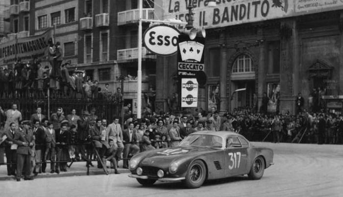 #0665GT на гонке Giro di Sicilia 14 апреля 1957 года