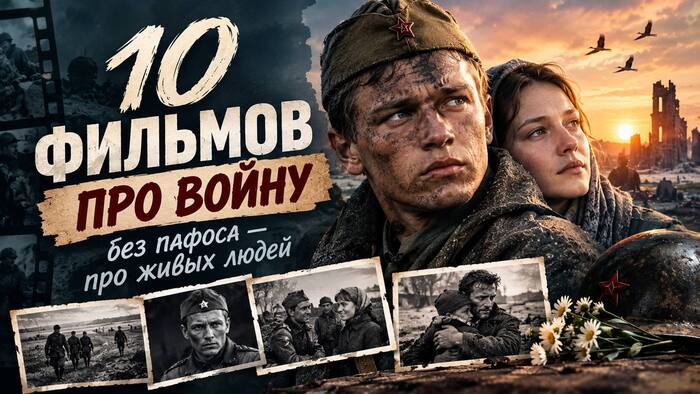 💔 НЕ ТОЛЬКО ПОДВИГИ: 10 СОВЕТСКИХ ФИЛЬМОВ О ВОЙНЕ, КОТОРЫЕ ТРОГАЮТ ДО ГЛУБИНЫ ДУШИ