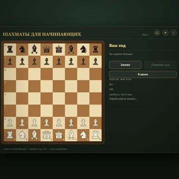 Шахматы в которой можно играть начинающим игрокам (скриншот 4)