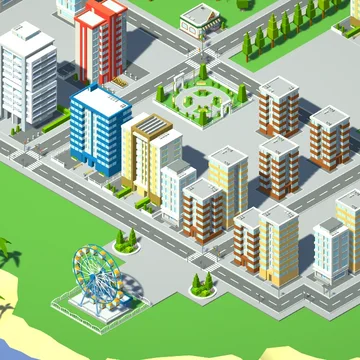 SuperCity 3D - это яркий симулятор, где вы станете мэром своего города мечты! Стройте жилые кварталы, развивайте инфраструктуру и бизнес, открывайте парки и развлечения. Управляйте экономикой и превратите уютный городок в процветающий мегаполис. (скриншот 4)